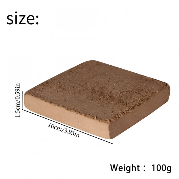 LAMIRO Organic Compressed Coco Coir Brick Coconut Fiber Organic Soil Plant Growing Media