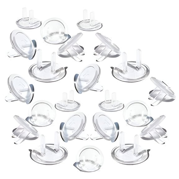 LAMIRO Outlet Plug Covers Ultra Clear Child Proof Electrical Protector Safety Caps Electrical Socket Covers