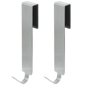 LAMIRO Over the Door Mirror Hanger 2pcs Over the Door Hook Door Back Hook Punch Free Rack Door Towel Hanger