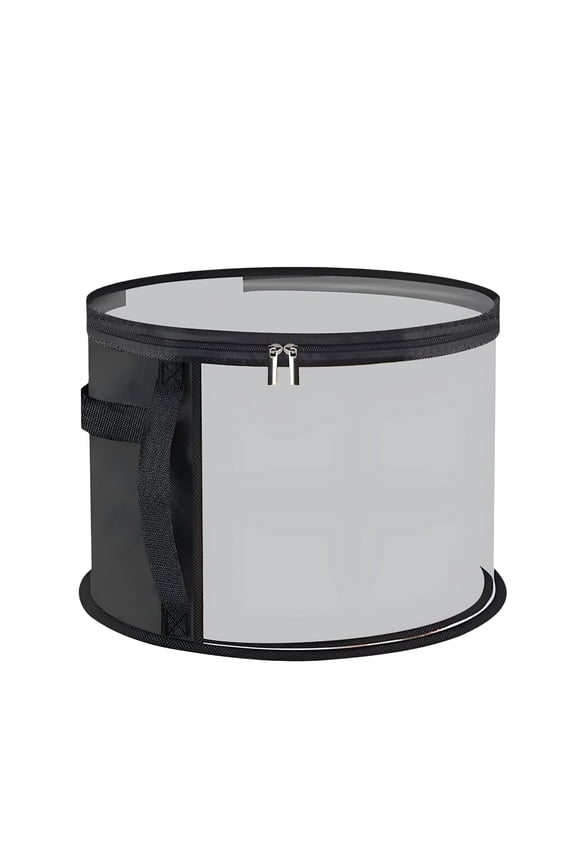 Oversized Clear Hat Box Storage Bag for Women, Holds Up to 7 Caps Cowboy Hat Organizer for Closet, Wide Brims Hat Case with Carrying Handles