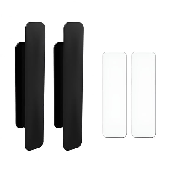 LAMIRO Pack of 2 Easy to Install Self Adhesive Door Handles Convenient Stylish Handles