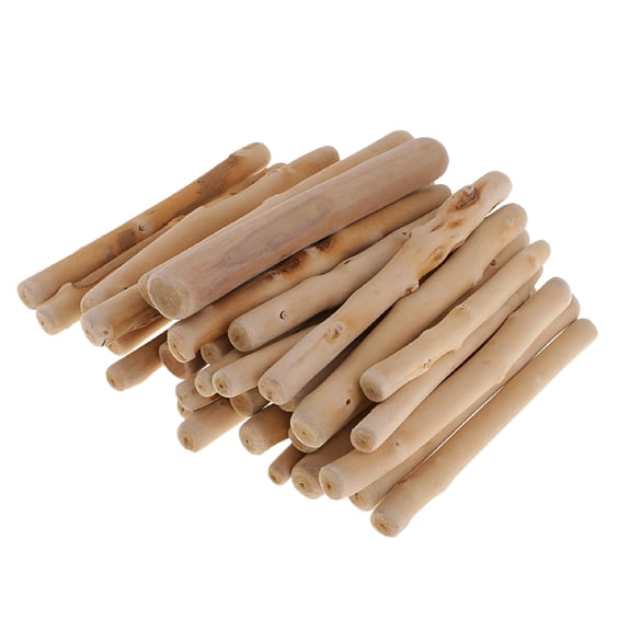 LAMIRO Pack of 250g Natural Driftwood Branches Slices Rustic Craft Crafts Confetti Home Decoration Wedding Centerpieces - 5 Sizes Stick 12-13cm