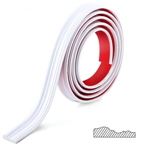 SELIVO Peel and Stick Wall Molding Trim, 118 Inch x 1.6 Inch Self Adhesive Chair Rail, Waterproof PVC Decorative Panel for Doors, Mirrors, and Cabinets