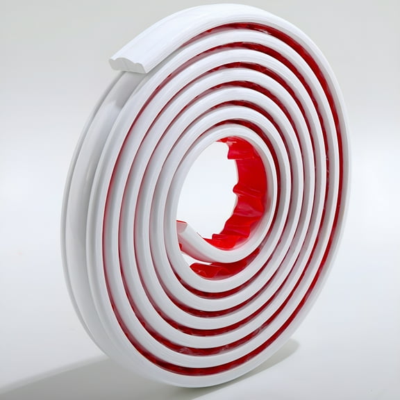 LAMIRO Peel and Stick Wall Molding Trim,Self-Adhesive,Paintable DIY Home Decor,9.8 ft x 1.1 in