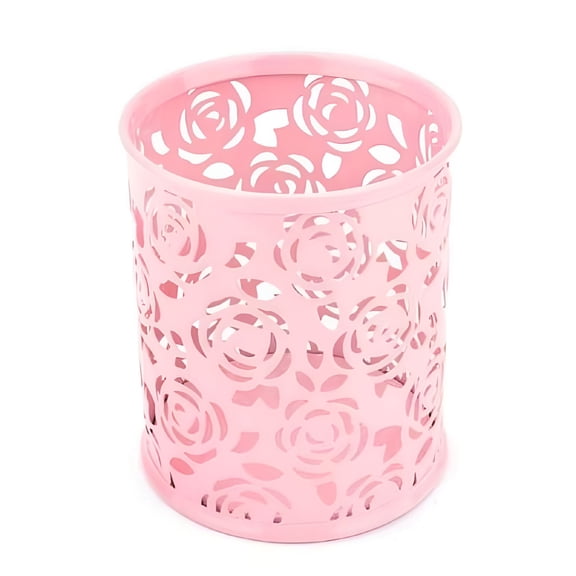 LAMIRO Pencil Holder Office Desk Decor Decorations for Home Storage Box Pink