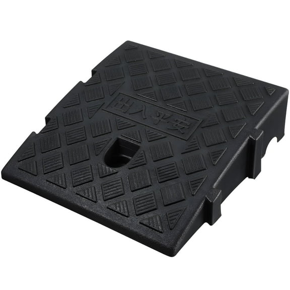 LAMIRO Plastic Ramp, Lightweight Portable Threshold Ramp, Black, 1.08 lbs