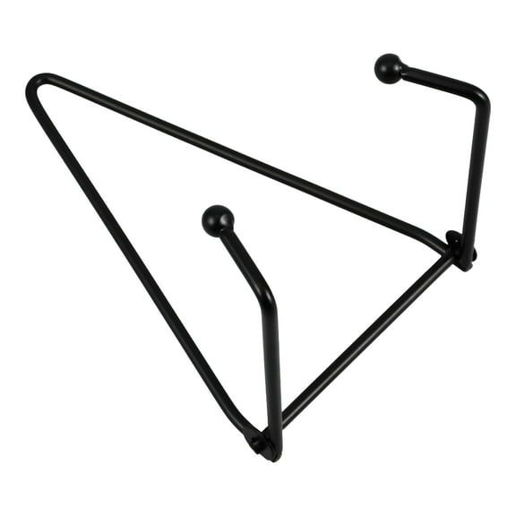 LAMIRO Porcelain Plate Hanger Picture Easel Stand Plate Display Stands Wall Hanging Plate Holder Wall Hanging Show Rack Black