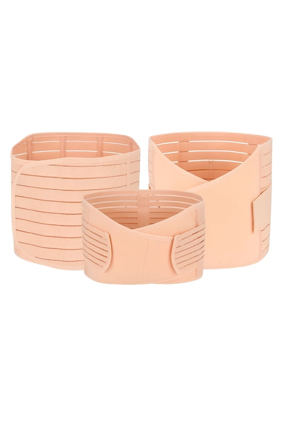 Postpartum Recovery and Support belt/wrap, slimming girdle, Pack 1, Beige Size M