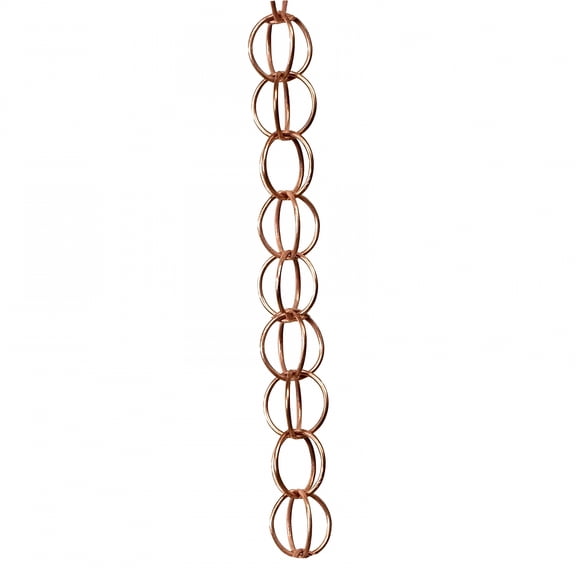 LAMIRO Rain Gutter Chain Metal Rainwater Catcher Chain for Gutter,Rain Gutter Drain,Rainwater Chains for Outdoor Sheds Garden Roofs Home Rings