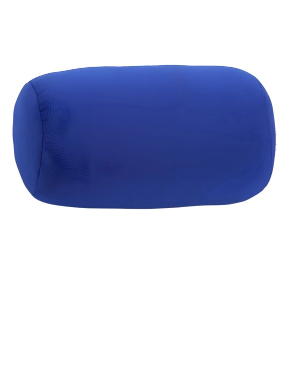 Round Cervical Roll Cylinder Bolster Pillow, Neck Roll Memory Foam Pillow, Bolster Pillow, Ergonomically Designed for Head, Neck, Back, Legs, Support for Sleeping Traveling Napping