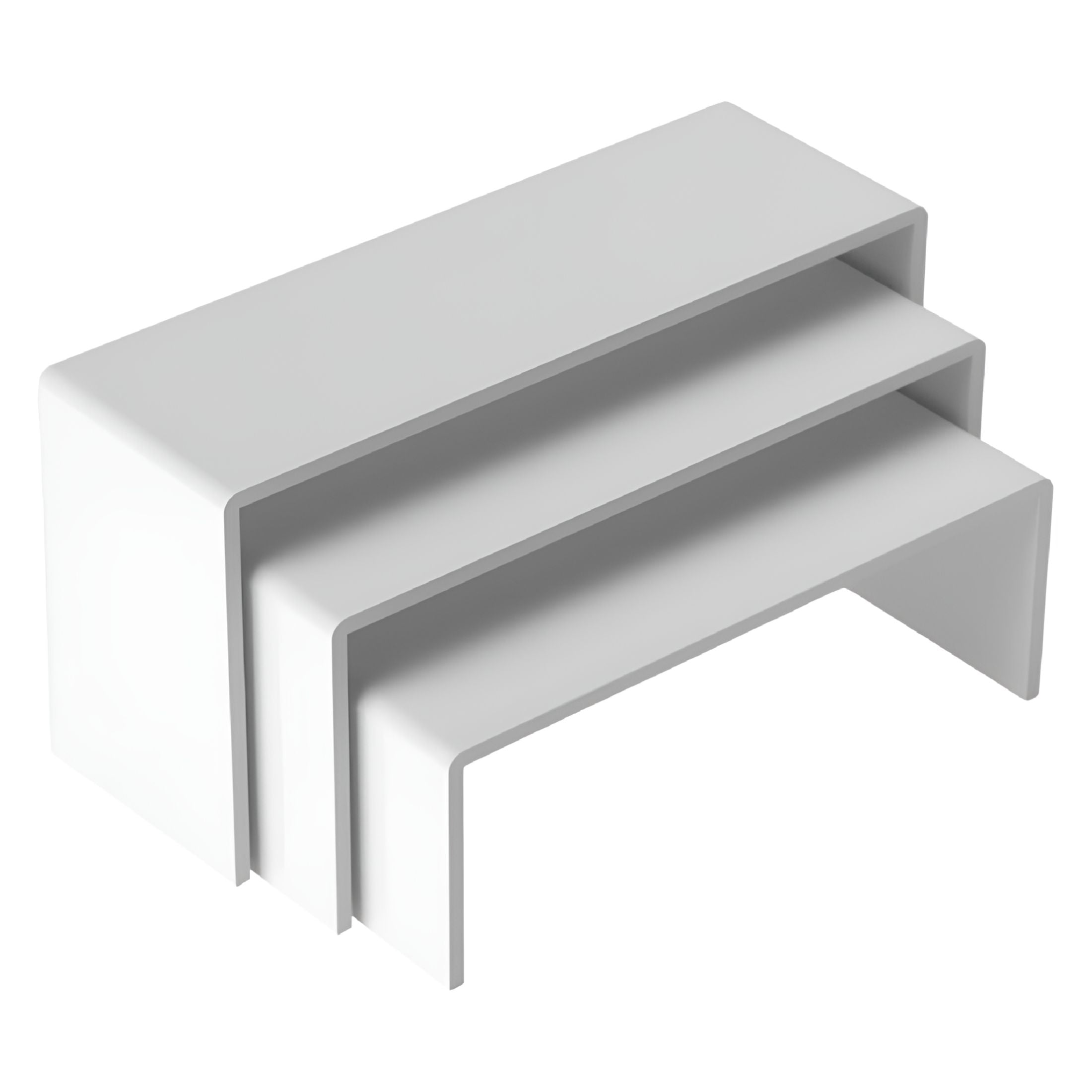 LAMIRO Set of 3 Tiered Acrylic Stands,Organizer Display Riser Holder ...