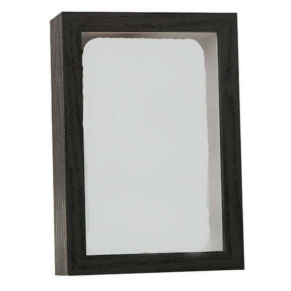 LAMIRO Shadow Box Frame 6x8,Shadow Boxes Display Cases,Sturdy Rustic Memory Display Case,Window Door Wedding Bouquet Memorabilia Medals Military Photos Memory Box