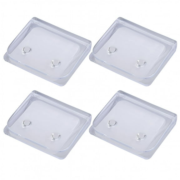 LAMIRO Shower Curtain Clips 2/4/8Pcs Self Adhesive Shower Clips Windproof Clamps