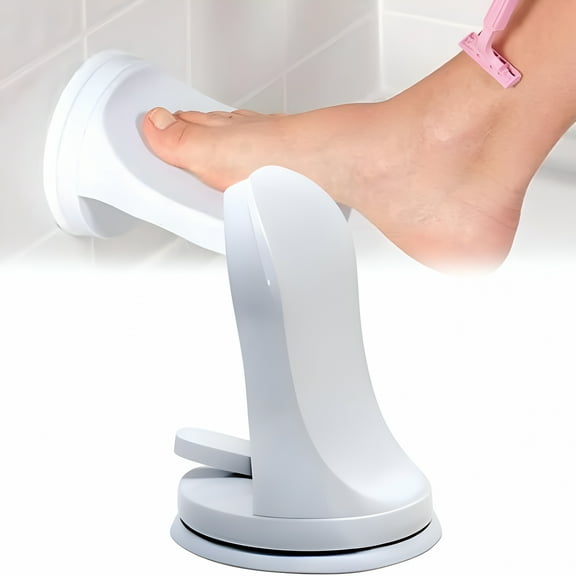 LAMIRO Shower Step,Shower Foot Rest for Shaving Legs,Non-Slip Bath Step Stool for Shower,No-Drill Shower Step with Strong Suction Cup,Home Bathroom Foot Pedal Suction Cup (1)