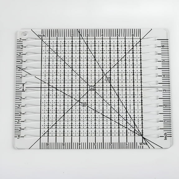 LAMIRO Slotted Quilting Ruler Patchwork DIY Craft Cutting for Pattern Maker