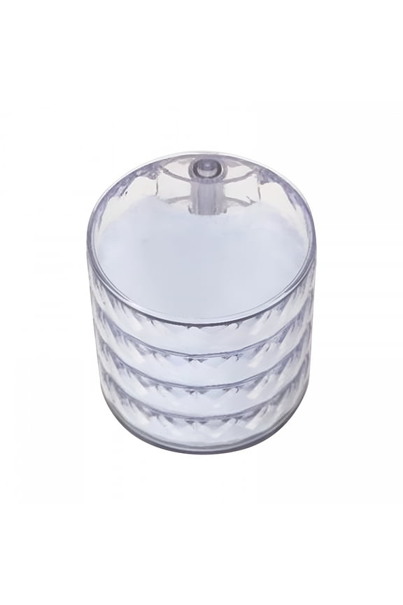 Small Jewelry Storage Box Earring Holder for Women 4 Layer Rotating Travel Jewelry Tray Jewelry Organizer Hanger