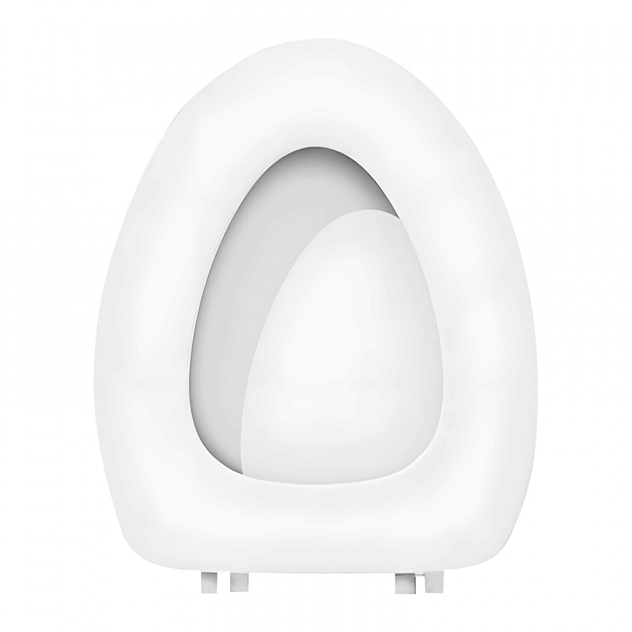 HIBIBUD Soft Elongated Vinyl Toilet Seat with Comfort Foam Easy Install