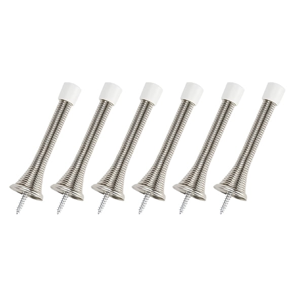 LAMIRO Spring Stop Door Stopper Decorative Doors Stopper Door Door Wall Wall Tools & Home Improvement Door Stoppers Door Draft Stopper Door Stoppers For Bottom Of Door Silver