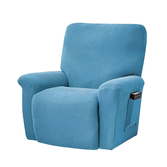 LAMIRO Super Stretch Recliner Cover Recliner Couch Covers Recliner Chair Cover Form Fitted Non Slip Reclining Slipcovers For Standard Large Recliner Soft Thick Sofa Cover