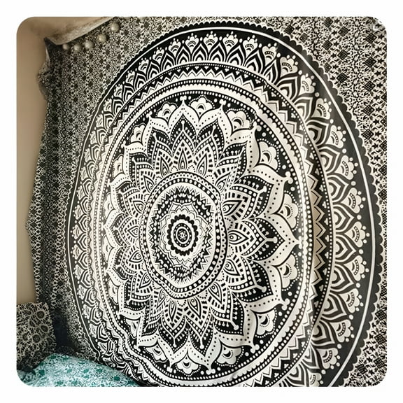 LAMIRO Tapestry Wall Hanging Bohemian Mandala Rectangular Home Decor Bedspread