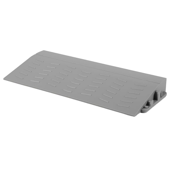 LAMIRO Threshold Ramps for Doorways-Wheelchair Ramp Door Ramps for ,Steps,Driveway,and Curb Sweeping Robots Grey