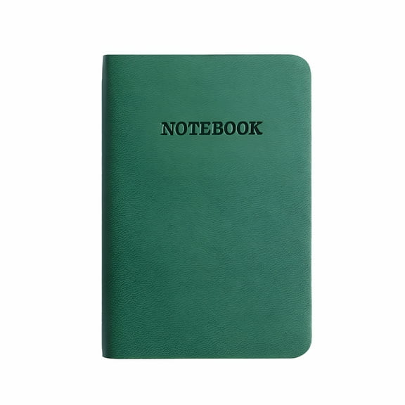 LAMIRO Tiny Notebook A7 Small Notepad Pocket Size,Leather Hardcover Mini Notebook,Tear Off Sheet Tiny Notepad,Mini Pocket Notebook for Nurse Reporter - Green