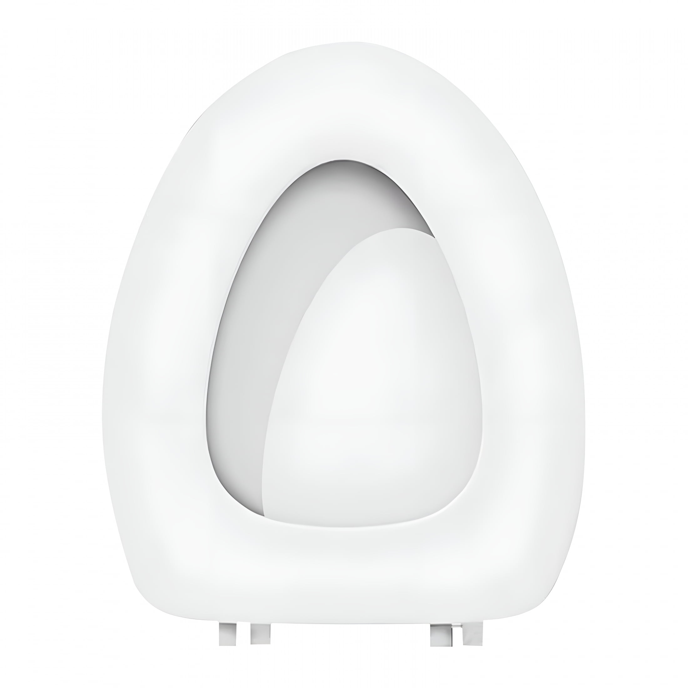 BPPEG Toilet Seat Elongated Vinyl Soft Close 17 Lid Slow Quiet No SlamEasy Installation