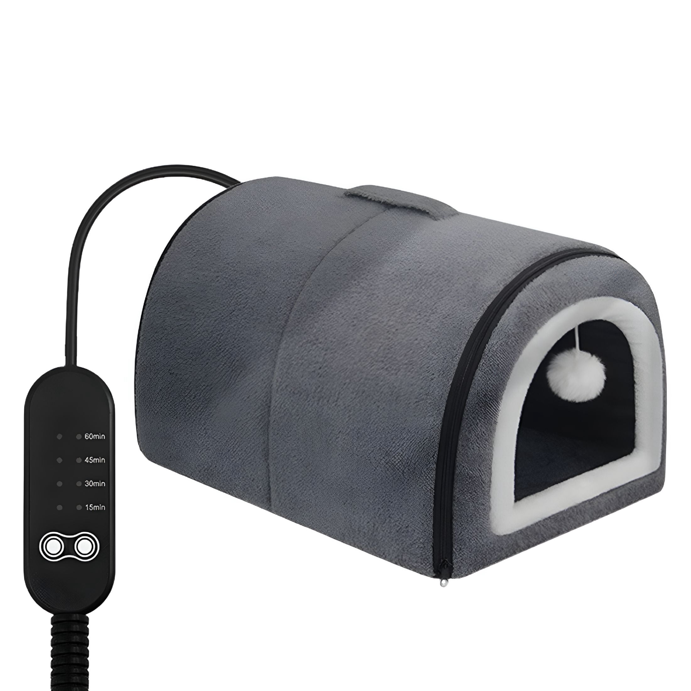 LAMIRO Warm Cat Shelter, Soft and Self Warming Kitten Beds, Mat Heated ...