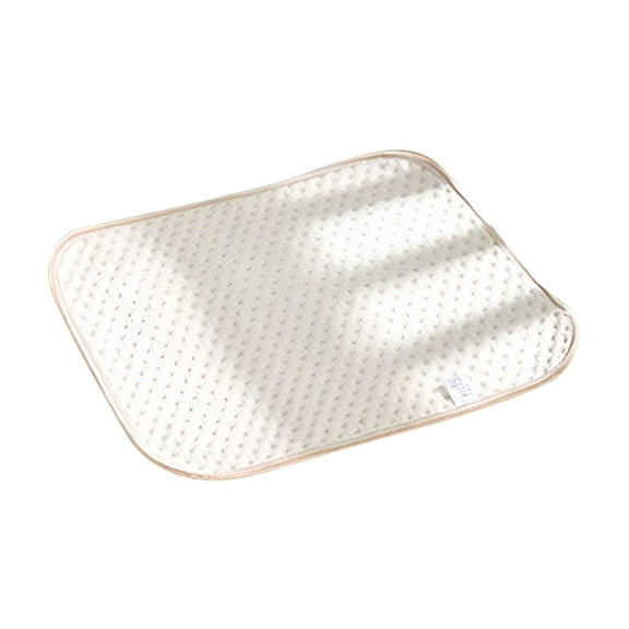 LAMIRO Water Proof Crib Mattress Protector Non-Slip Sturdy Mattress Pad Mat Incontinence Bed Pad for Children Adults White
