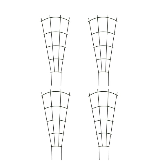 LAMIRO Wave Shape Plant Trellis for Climbing Vines,Indoor/Outdoor Pot Support for Ivy,Flowers & Houseplants