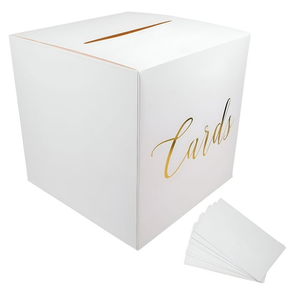 LAMIRO Wedding Card Box Gift Boxes Keepsake Boxes Paper Boxes for Gifts Wedding Gift Cards Case