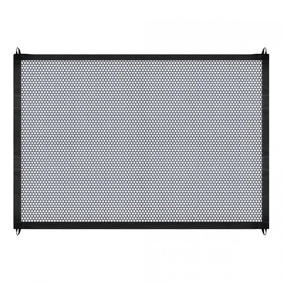 LAMIRO Wide Pet Gate for Indoor and Outdoor Safety, Retractable Mesh Dog Gate, Easy Installation with No Tools Required, Portable Barrier for Pets and Children (75cm High, 180cm Wide)