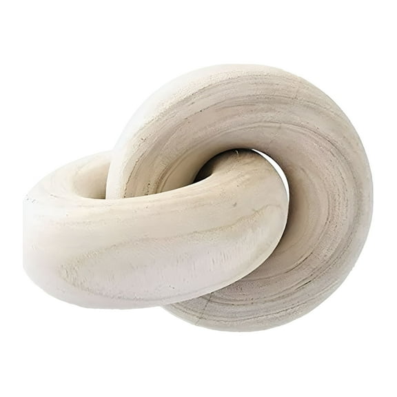 LAMIRO Wood Knot Decor Natural - Coffee Table Decor,Small Shelf Decor Accents,Bookshelf Decor,Mantle Decor,Entry Table Decor,Decorative Objects for Modern Home Living Room,Desk Decor for Office