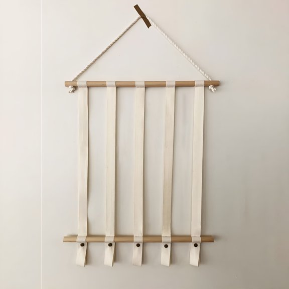 XIBUFE Wooden Hair Bow Holder Hanging Hair Clips Hanger Headband Storage Organizer Wall 18x18x30in