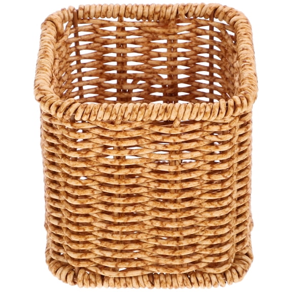 LAMIRO Woven Stationery Organizer Pen Storage Container Pencil Cup Desktop Pencil Holder