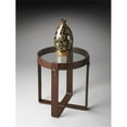 thumbnail image 1 of Butler Rodolfo Leather Lamp Table, 1 of 3