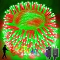 thumbnail image 1 of LAMPHOME 66ft Music Christmas Mini Lights (Stepless Dimming),200 LED Fairy Starry String Light Plug in for Indoor Outdoor Xmas Tree Wedding Party Decoration (Red+Green), 1 of 6