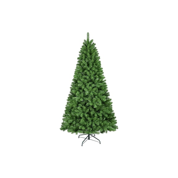 LAMPHOME 6ft Snow Flocked Artificial Christmas Tree with 760 Lush PVC Branch Tips, 3-Part Hinged Quick-Assembly Design, Full Memory Wire Xmas Tree for Winter Holiday Dcor, Green & White