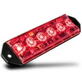 thumbnail image 1 of LAMPHUS PlanarFlash PFLH06 Ultra Flat LED light head [SAE Class 1] [72 Paterns] [180° of Coverage] [Fits in Small Places] Warning Lights for Police & Emergency Vehicles - Red / Red, 1 of 7