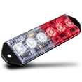 thumbnail image 1 of LAMPHUS PlanarFlash PFLH06 Ultra Flat LED light head [SAE Class 1] [72 Paterns] [180° of Coverage] [Fits in Small Places] Warning Lights for Police & Emergency Vehicles - Red / White, 1 of 7