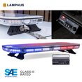 thumbnail image 1 of LAMPHUS SolarBlast SBFB82 37" 82W Emergency Vehicle LED Full-Size Light Bar [SAE J595 CLASS III] [58 FLASH MODES] [INC. CONTROLLER BOX] [UNIVERSAL & PERMANENT MOUNT] Blue Red Rooftop Warning Light, 1 of 7