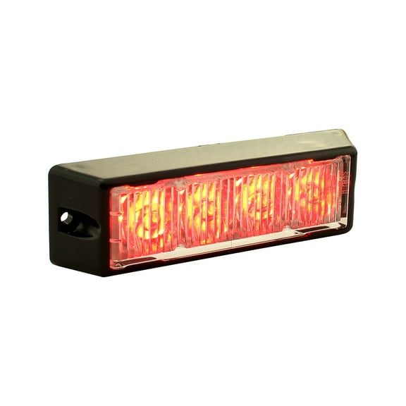 LAMPHUS SolarBlast SBLH04 LED Strobe Grille Flashing Lights [22 Modes] [4 Watt] [TIR] [Weatherproof] Warning Lights for Police & Firefighter Emergency Vehicles - Red / Red