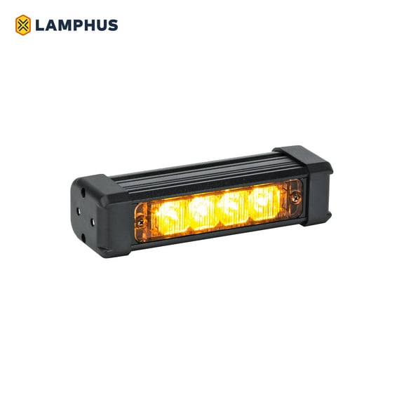 LAMPHUS SolarBlast SBLS14 4W LED Strobe Warning Deck Light Bar - AMBER