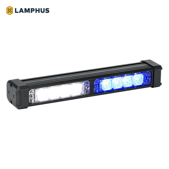 LAMPHUS SolarBlast SBLS24 8W LED Emergency Warning Deck Lightbar - Blue White