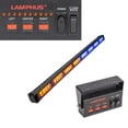 thumbnail image 1 of LAMPHUS SolarBlast SBLS84 38" 32W LED Emergency Warning Traffic Advisor Light Bar - AMBER BLUE, 1 of 9