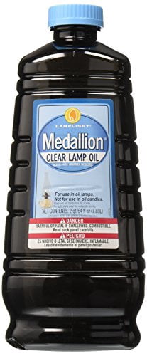 Lamplight Farms 64 Oz Lamp Oil - Clean Burning Fuel For Oil Lamps & Outdoor Lighting