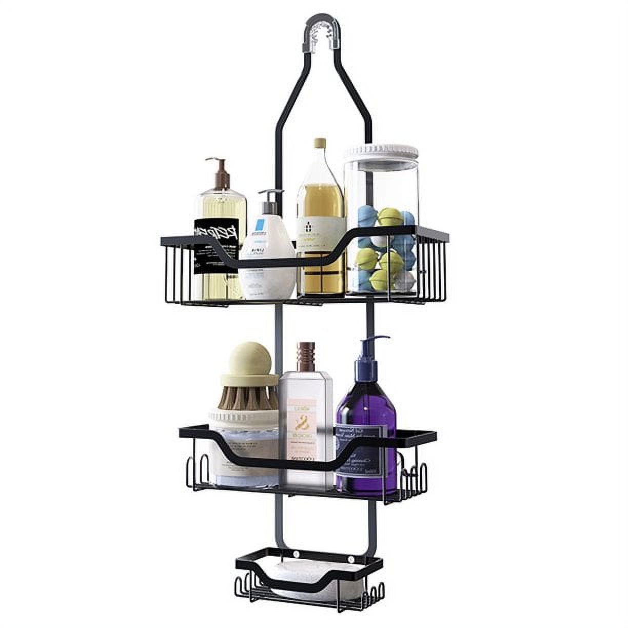 Kenney® Rust-Proof Heavy Duty Aluminum 3-Tier Hanging Shower Caddy with ...