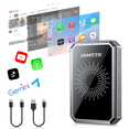 thumbnail image 1 of LAMTTO Wireless CarPlay & Android Auto AI Box, Built-in Gemini AI, Android System, Video App, HDMI OUT/OTG TYPE-C, Plug & Play for OEM Wired Cars, 1 of 11