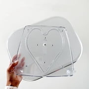 LAMU Turntable Lazy Susan Organizer for Refrigerator 15.67 Clear Fridge Organizer