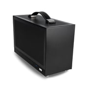 LAN Gamer RTX 5070 Ti 16GB, 20-Core Intel Ultra 7 265, 32GB DDR5 RAM, 1TB Gen4 NVMe SSD, 8.1L Mini ITX SFF Desktop w/Windows 11 Pro, RGB Keyboard+Mouse, Internal Wi-Fi 6E Black